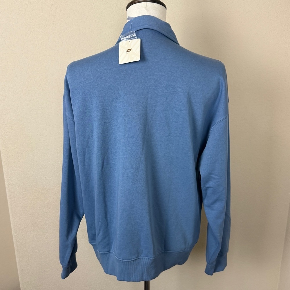 NWT - Fabletics Year Round Terry Polo Sweatshirt | Womens | M - Picture 7 of 12